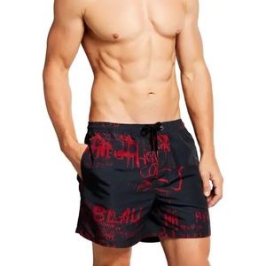 KSUBI Scribble Printed Drawcord Board Shorts